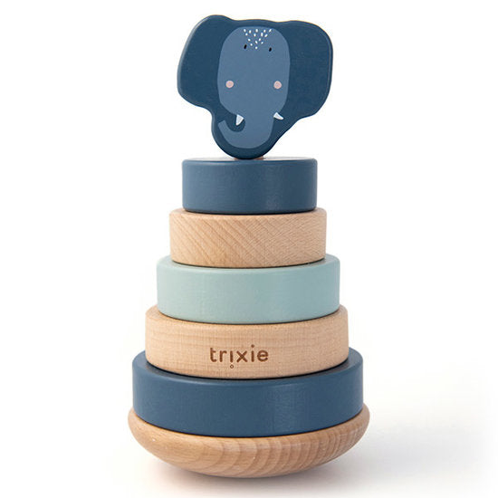 TRIXIE Wooden Stacking Toy-Mrs. Elephant Default Title