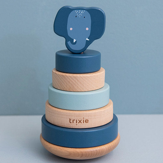 TRIXIE Wooden Stacking Toy-Mrs. Elephant Default Title