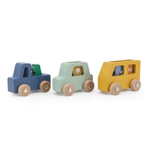 TRIXIE Wooden Animal Car Set Default Title