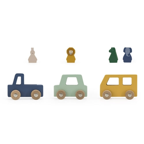 TRIXIE Wooden Animal Car Set Default Title