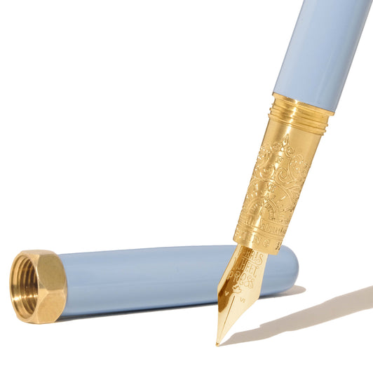 FERRIS WHEEL PRESS Brush Gold Nib Fountain Pen-F Limited Edition Glistening Glass Default Title