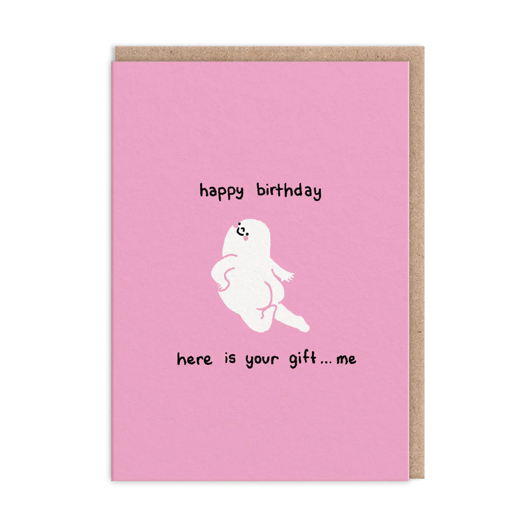 OHH DEER Card Birthday I Am Your Gift (Makingshit)