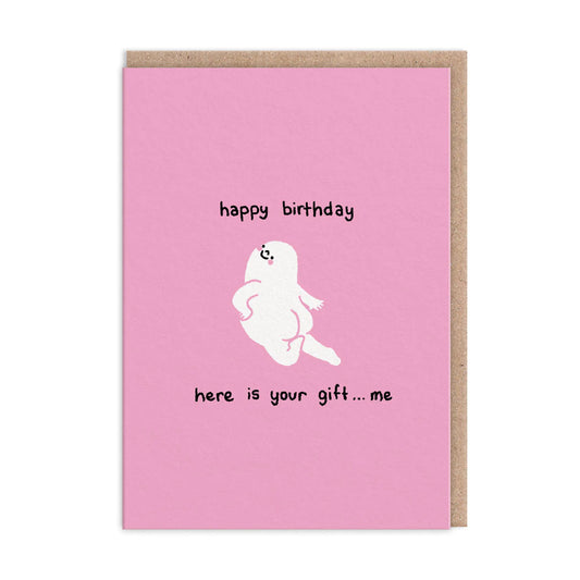 OHH DEER Card Birthday I Am Your Gift (Makingshit)