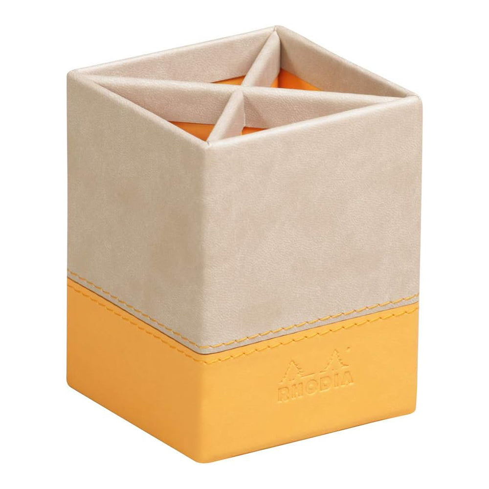 RHODIArama Pencil Holder 8x8x11cm Beige