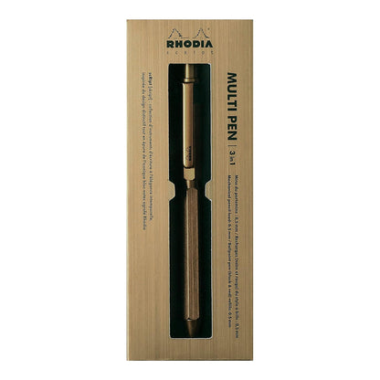 RHODIA scRipt Multi Pen 3-in-1 Gold