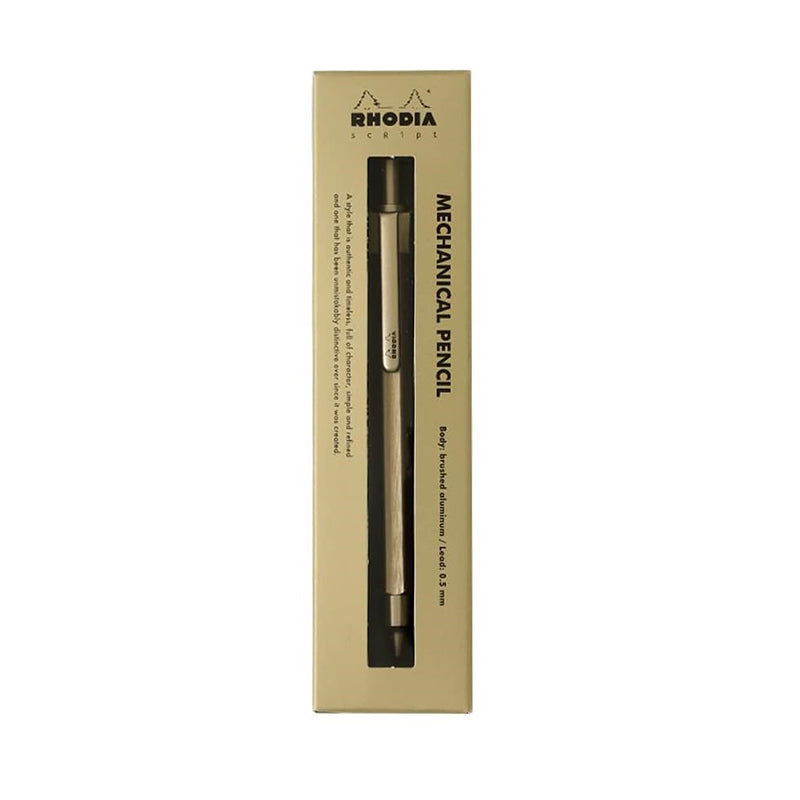 RHODIA scRipt 0.5mm Mechanical Pencil Gold