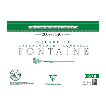 CLAIREFONTAINE Fontaine 4 Sides Rough 300g 26x36cm 20s