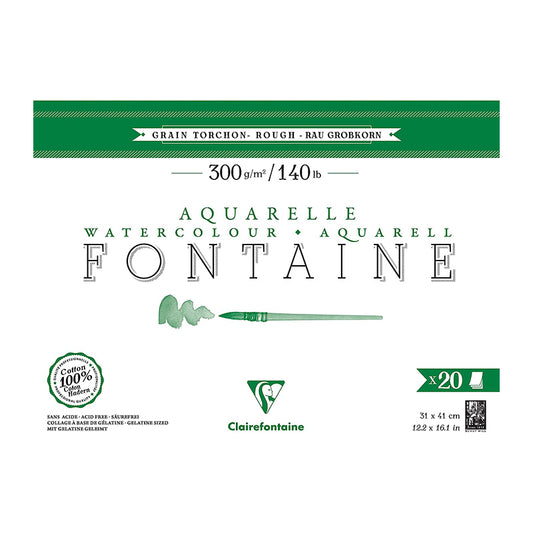 CLAIREFONTAINE Fontaine 4 Sides Rough 300g 31x41cm 20s