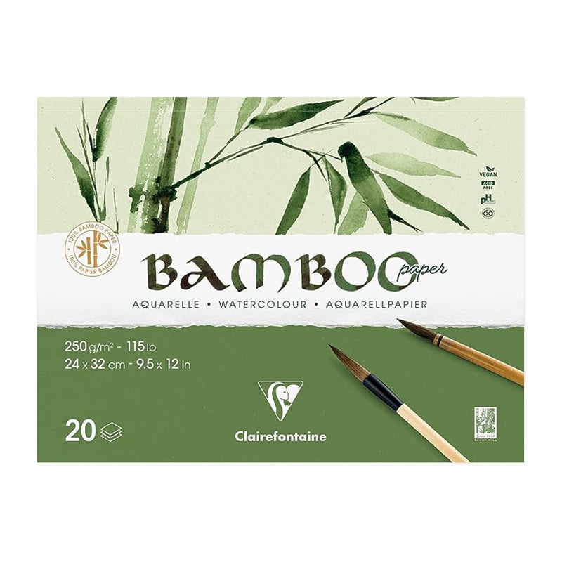 CLAIREFONTAINE Bamboo Pad 250g 24x32cm 20s