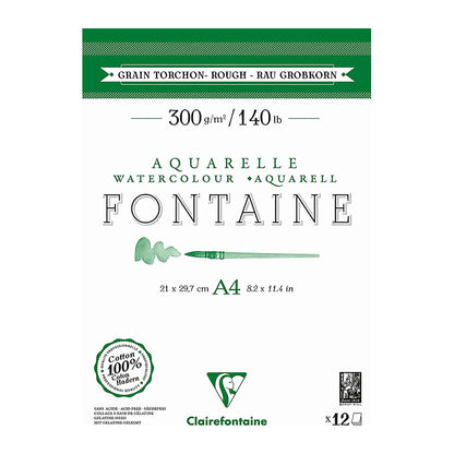 CLAIREFONTAINE Fontaine 2 Sides Rough 300g A4 12s