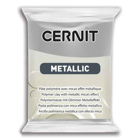 CERNIT Polymer Clay 56g Metallic 080 Silver