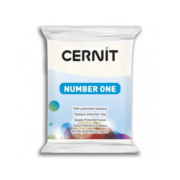 CERNIT Polymer Clay 56g Number One 027 Opaq White