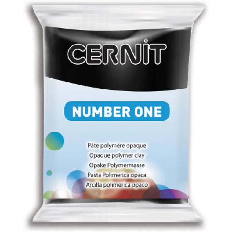 CERNIT Polymer Clay 56g Number One 100 Black