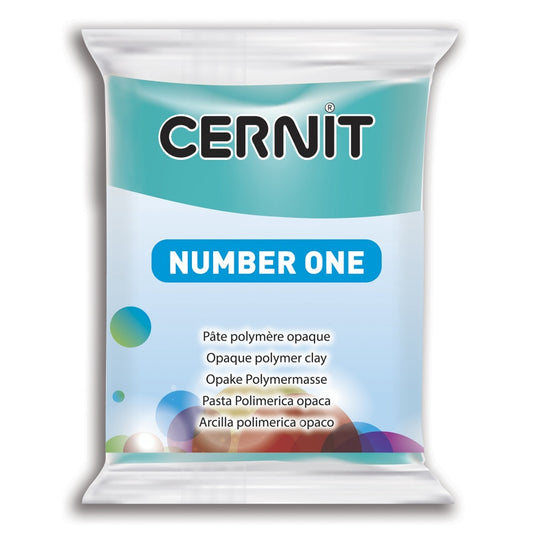 CERNIT Polymer Clay 56g Number One 280 Turq Blue