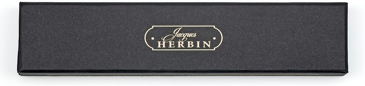 JACQUES HERBIN Straight Glass Pen 16cm Blue Default Title