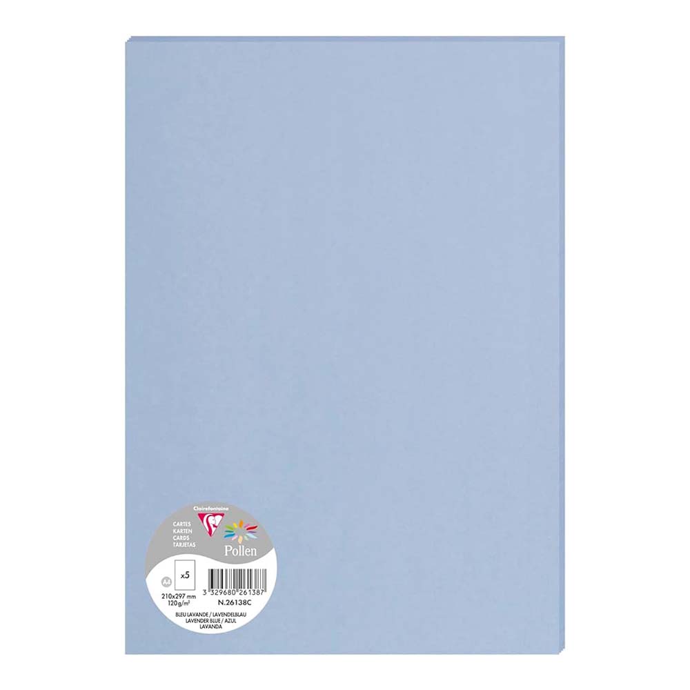 POLLEN Envelopes 120g 297x210mm Lavender Blue 5s