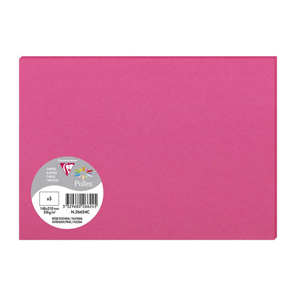 POLLEN Envelopes 120g 148x210mm Intensive Pink 5s