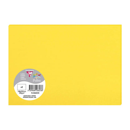 POLLEN Envelopes 120g 148x210mm Intensive Yellow 5s