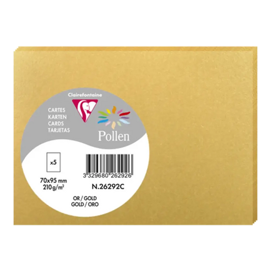 POLLEN Envelopes 120g 70x95mm Gold 5s