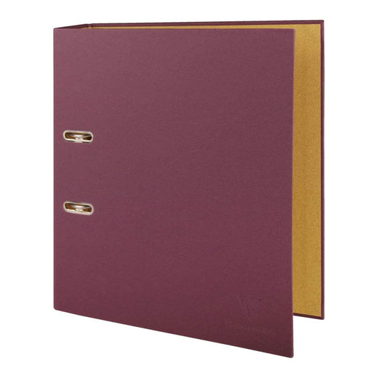 CLAIREFONTAINE INGRES Level Arch File A4 21x29.7x7cm Maroon