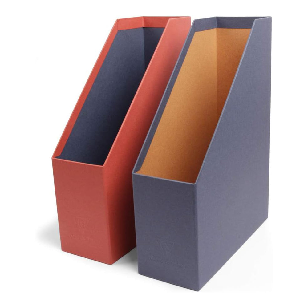 CLAIREFONTAINE INGRES Magazine Rack 25x10x32cm Blue