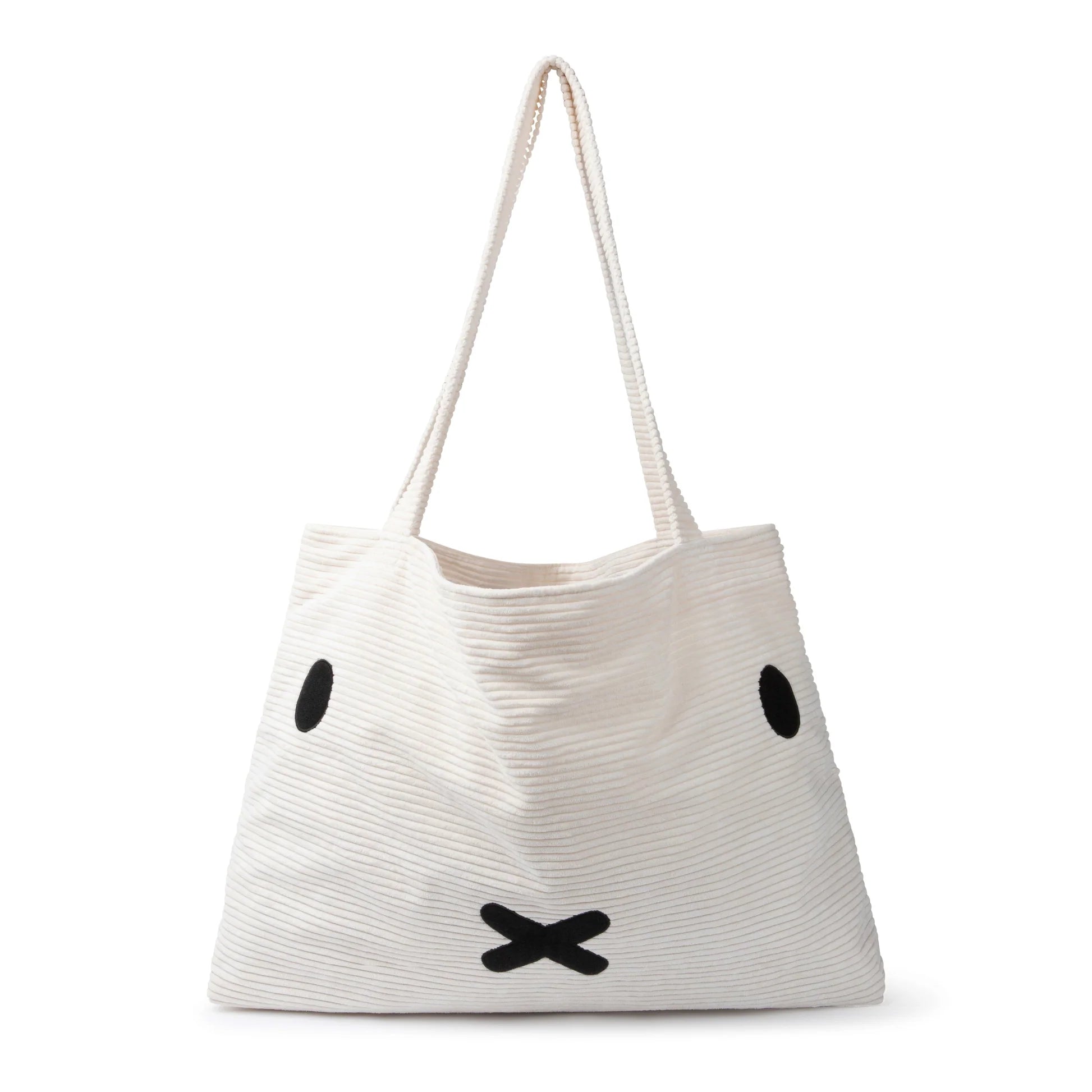 MIFFY Shopping Bag Corduroy Cream 60cm Default Title