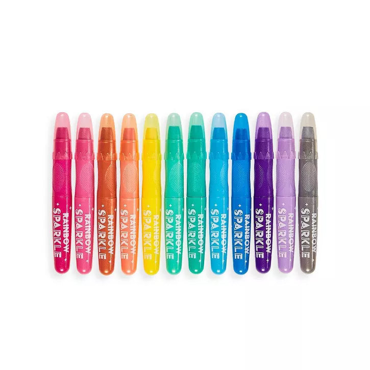 OOLY Rainbow Sparkle Watercolor Gel Crayons 12s Default Title