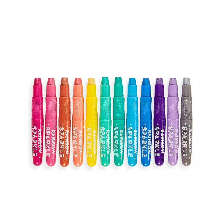 OOLY Rainbow Sparkle Watercolor Gel Crayons 12s Default Title