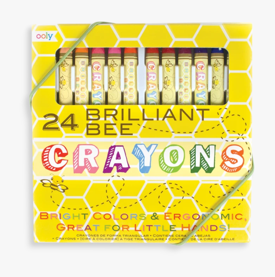 OOLY Brilliant Bee Crayons 24s Default Title