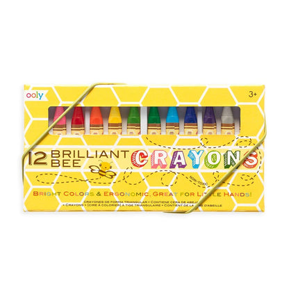 OOLY Brilliant Bee Crayons 12s Default Title