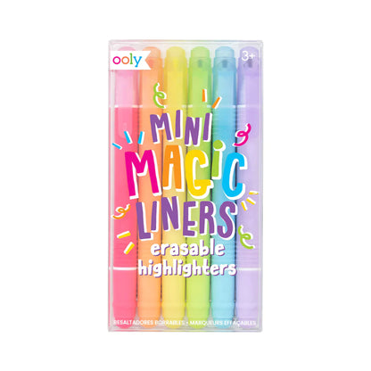 OOLY Mini Magic Liners Erasable Highlighters 6s Default Title