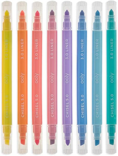 OOLY Pastel Liners Double Ended Markers 8s Default Title