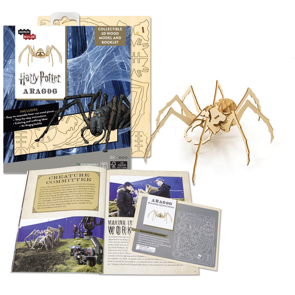 HARRY POTTER IncrediBuilds 3D Wooden Puzzle Aragog Default Title