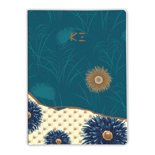 CLAIREFONTAINE x K3 Maiko Blue Wirebound Notebook A5 74s Lined Tanpopo