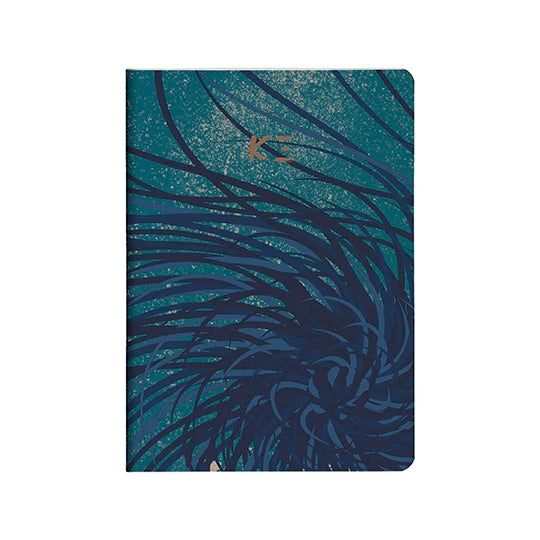 CLAIREFONTAINE x K3 Maiko Blue Stapled Notebook A5 32s Lined Kiku