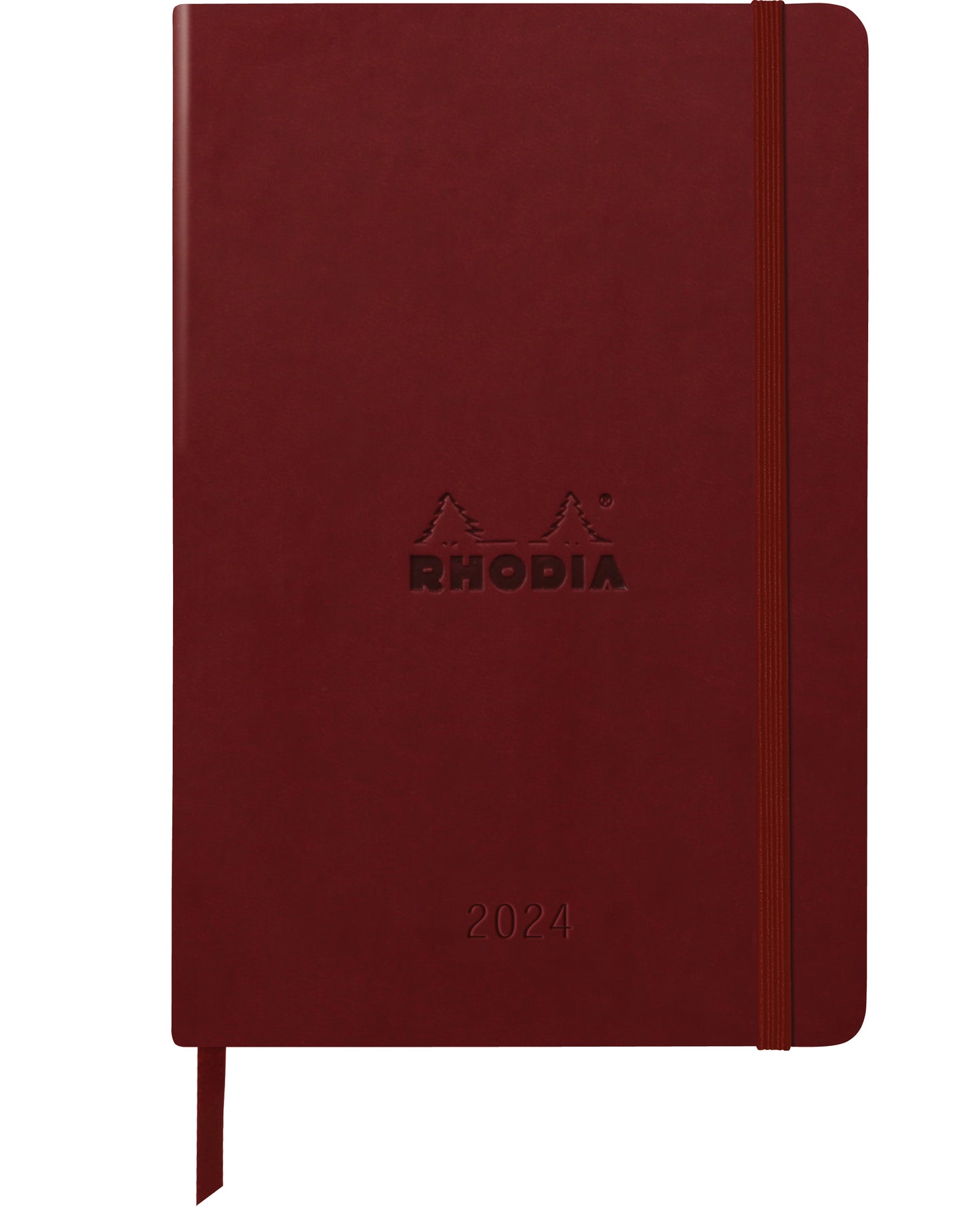 RHODIA 2024 Webplanner A5 Weekly Vertical Burgundy