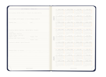 RHODIA 2024 Webplanner A5 Weekly Vertical Midnight