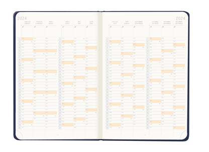 RHODIA 2024 Webplanner A5 Weekly Vertical Midnight