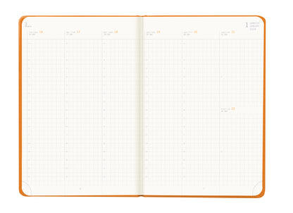 RHODIA 2024 Webplanner A5 Weekly Vertical Orange