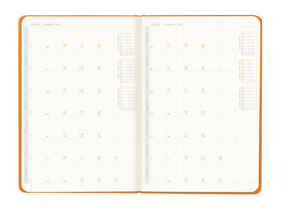 RHODIA 2024 Webplanner A5 Weekly Vertical Orange