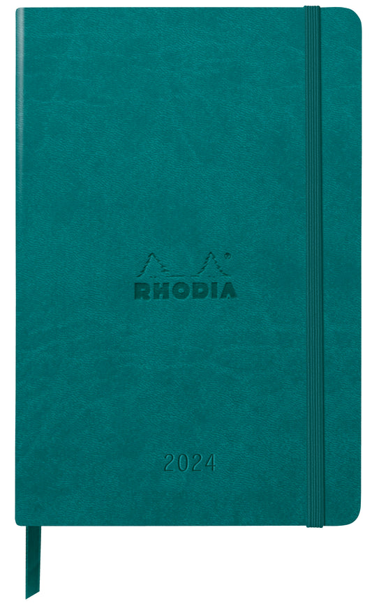 RHODIA 2024 Webplanner A5 Weekly Vertical Peacock