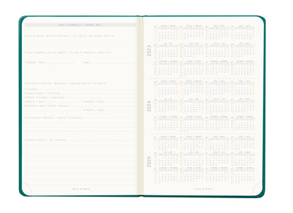 RHODIA 2024 Webplanner A5 Weekly Vertical Peacock