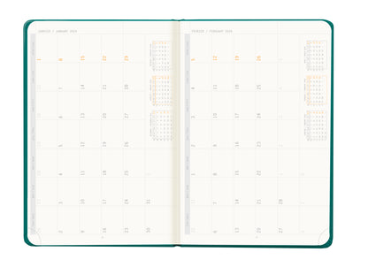 RHODIA 2024 Webplanner A5 Weekly Vertical Peacock