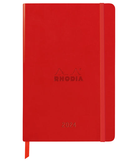 RHODIA 2024 Webplanner A5 Weekly Vertical Poppy