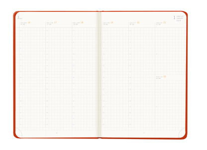 RHODIA 2024 Webplanner A5 Weekly Vertical Poppy