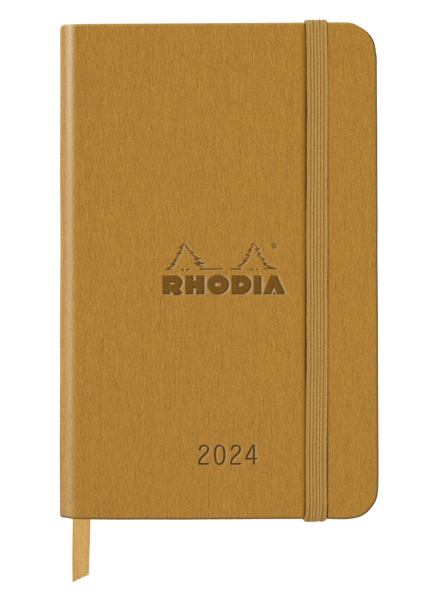 RHODIA 2024 Webplanner A6 Weekly Horizontal Gold