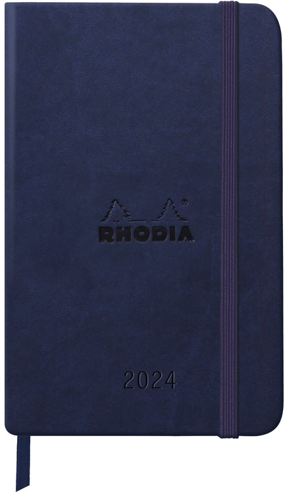 RHODIA 2024 Webplanner A6 Weekly Horizontal Midnight