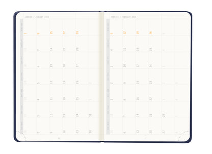 RHODIA 2024 Webplanner A6 Weekly Horizontal Midnight