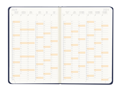 RHODIA 2024 Webplanner A6 Weekly Horizontal Midnight