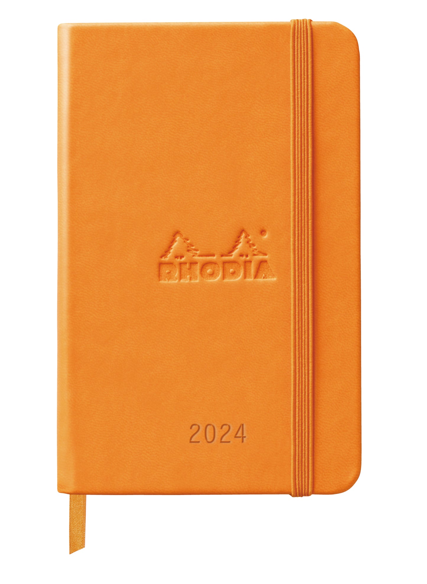 RHODIA 2024 Webplanner A6 Weekly Horizontal Orange